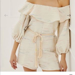 Something Navy Ruffle Romper